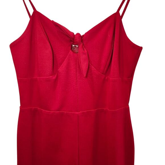 Adelyn Rae Red Dress Size Small - Picture 3 of 10